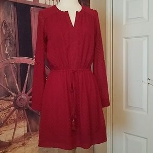 Daniel Rainn Maroon Dress